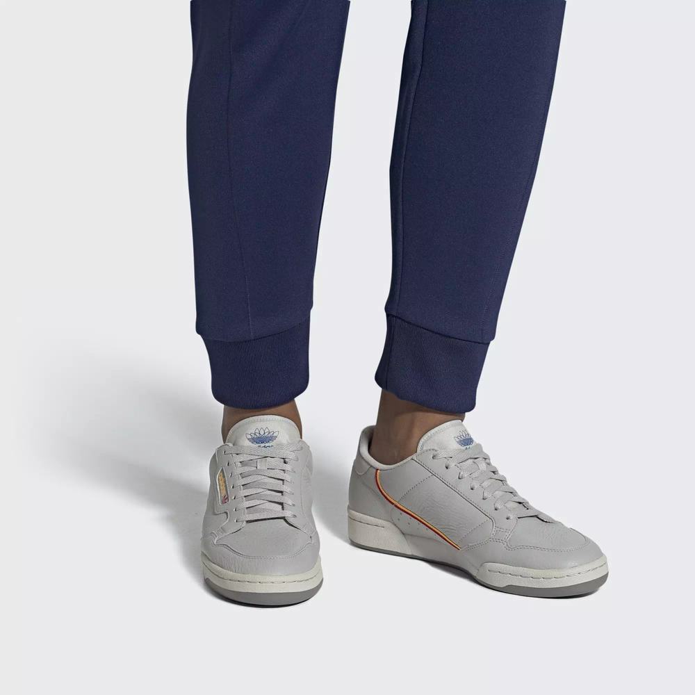Adidas Continental 80 Tenis Grises Para Hombre (MX-91170)